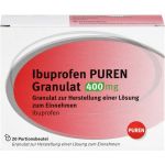 IBUPROFEN PUREN Granulat 400 mg z.Her.e.Lsg.z.Ein. 20 St (артикул 11355114) Германия