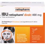 IBU-RATIOPHARM direkt 400 mg Pulver zum Einnehmen 20 St (артикул 11722423) Германия