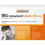 IBU-RATIOPHARM direkt 200 mg Pulver zum Einnehmen 20 St (артикул 11722469) Германия