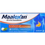 MAALOX 25 mVal Kautabletten 20 St (артикул 246505) Германия