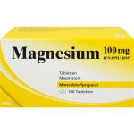 MAGNESIUM 100 mg Jenapharm Tabletten 100 St (артикул 4016995) Германия