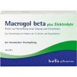 MACROGOL beta plus Elektrolyte Plv.z.H.e.L.z.Einn. 10 St (артикул 9247021) Германия