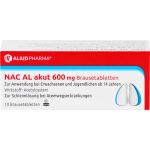 NAC AL akut 600 mg Brausetabletten 10 St (артикул 724784) Германия