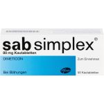 SAB simplex Kautabletten 50 St (артикул 3519464) Германия