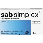 SAB simplex 240 mg Weichkapseln 20 St (артикул 9422553) Германия