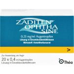 ZALERG ophtha sine Augentr.Einzeldosispipetten 20 St (артикул 4701142) Германия