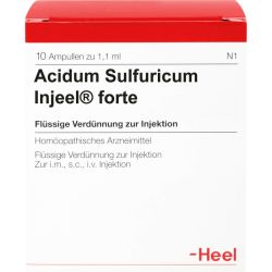 ACIDUM SULFURICUM INJEEL forte Ampullen 10 St – Артикул 9478 (артикул 9478) Германия