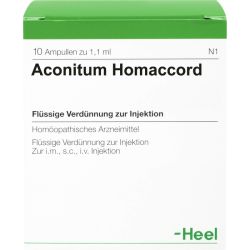 ACONITUM HOMACCORD Ampullen 10 St – Артикул 10375 (артикул 10375) Германия