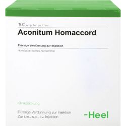 ACONITUM HOMACCORD Ampullen 100 St – Артикул 10398 (артикул 10398) Германия