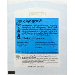 ALUDERM Kinder Kompressen 4x6 cm 1 St – Артикул 118581 (артикул 118581) Германия