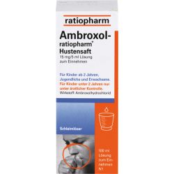 AMBROXOL-ratiopharm Hustensaft 100 ml – Артикул 563105 (артикул 563105) Германия