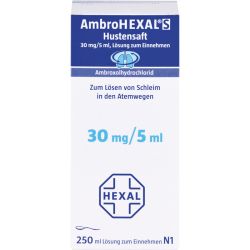 AMBROHEXAL S Hustensaft 30 mg/5 ml 250 ml – Артикул 839205 (артикул 839205) Германия