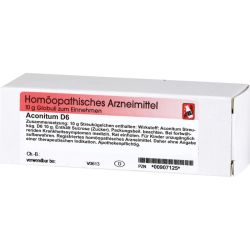 ACONITUM D 6 Globuli 10 g – Артикул 907125 (артикул 907125) Германия