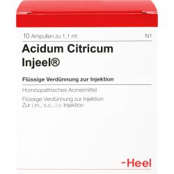 ACIDUM CITRICUM INJEEL Ampullen 10 St – Артикул 1499757 (артикул 1499757) Германия