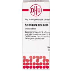 ARSENICUM ALBUM D 6 Globuli 10 g – Артикул 1758667 (артикул 1758667) Германия