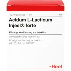 ACIDUM L-LACTICUM Injeel forte Ampullen 10 St – Артикул 1803540 (артикул 1803540) Германия