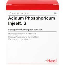 ACIDUM PHOSPHORICUM INJEEL S Ampullen 10 St – Артикул 3531229 (артикул 3531229) Германия