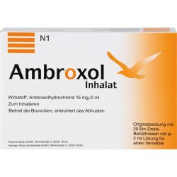 AMBROXOL Inhalat Lsung fr einen Vernebler 20X2 ml – Артикул 3560550 (артикул 3560550) Германия