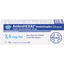 AMBROHEXAL Hustentropfen 7,5 mg/ml 50 ml – Артикул 3691832 (артикул 3691832) Германия