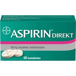 ASPIRIN Direkt Kautabletten 10 St – Артикул 4356248 (артикул 4356248) Германия