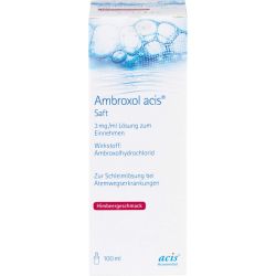 AMBROXOL acis Saft 100 ml – Артикул 4876290 (артикул 4876290) Германия