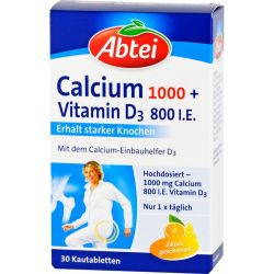 ABTEI Osteo Vital Citrus Kautabletten 30 St – Артикул 6800670 (артикул 6800670) Германия