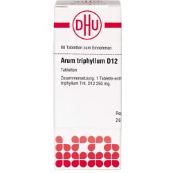 ARUM TRIPHYLLUM D 12 Tabletten 80 St – Артикул 7160296 (артикул 7160296) Германия