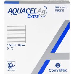 AQUACEL Ag Extra 10x10 cm Kompressen 10 St – Артикул 10267744 (артикул 10267744) Германия