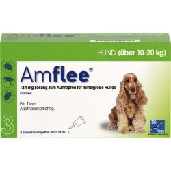 AMFLEE 134 mg Spot-on Lsg.f.mittelgr.Hunde 10-20kg 3 St – Артикул 11099817 (артикул 11099817) Германия