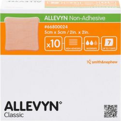ALLEVYN non Adhesive 5x5 cm Wundverband 10 St – Артикул 11137630 (артикул 11137630) Германия