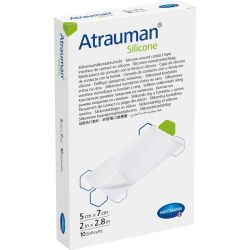 ATRAUMAN Silicone steril 5x7 cm Kompressen 10 St – Артикул 11666067 (артикул 11666067) Германия