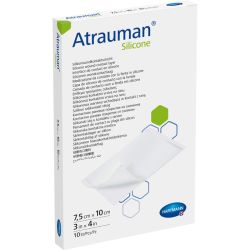 ATRAUMAN Silicone steril 7,5x10 cm Kompressen 10 St – Артикул 11666096 (артикул 11666096) Германия