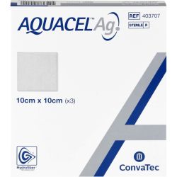 AQUACEL Ag 10x10 cm Kompressen 3 St – Артикул 13541186 (артикул 13541186) Германия