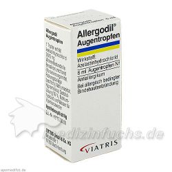 Allergodil Augentropfen, 6 ML – Артикул 179223 (артикул 179223) Германия