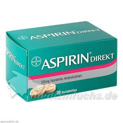 ASPIRIN DIREKT, 20 ST – Артикул 4356254 (артикул 4356254) Германия