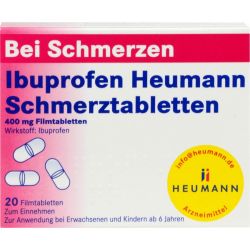 IBUPROFEN Heumann Schmerztabletten 400 mg 20 St – Артикул 40554 (артикул 40554) Германия