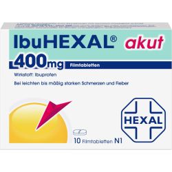 IBUHEXAL akut 400 Filmtabletten 10 St – Артикул 68966 (артикул 68966) Германия