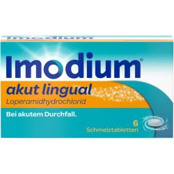 IMODIUM akut lingual Schmelztabletten 6 St – Артикул 1689848 (артикул 1689848) Германия