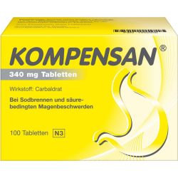 KOMPENSAN Tabletten 340 mg 100 St – Артикул 1955936 (артикул 1955936) Германия