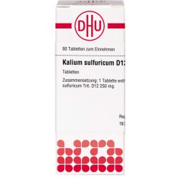 KALIUM SULFURICUM D 12 Tabletten 80 St – Артикул 2119165 (артикул 2119165) Германия