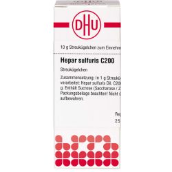 HEPAR SULFURIS C 200 Globuli 10 g – Артикул 2924429 (артикул 2924429) Германия
