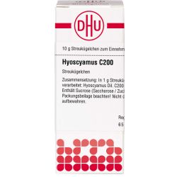 HYOSCYAMUS C 200 Globuli 10 g – Артикул 2924659 (артикул 2924659) Германия