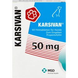 KARSIVAN 50 Filmtabletten f.Hunde 60 St – Артикул 3069995 (артикул 3069995) Германия