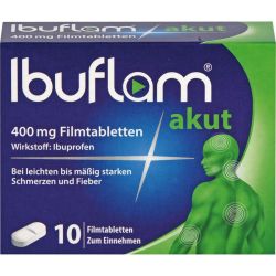 IBUFLAM akut 400 mg Filmtabletten 10 St – Артикул 4100230 (артикул 4100230) Германия