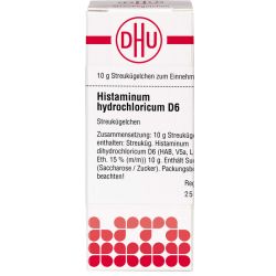 HISTAMINUM hydrochloricum D 6 Globuli 10 g – Артикул 4220394 (артикул 4220394) Германия