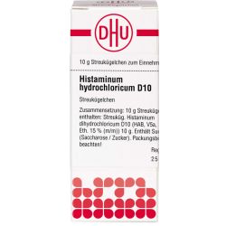 HISTAMINUM hydrochloricum D 10 Globuli 10 g – Артикул 4220402 (артикул 4220402) Германия