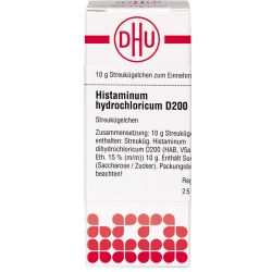 HISTAMINUM hydrochloricum D 200 Globuli 10 g – Артикул 4220425 (артикул 4220425) Германия