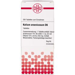 KALIUM ARSENICOSUM D 6 Tabletten 200 St – Артикул 4222358 (артикул 4222358) Германия