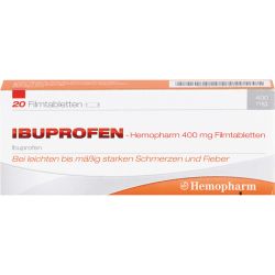 IBUPROFEN Hemopharm 400 mg Filmtabletten 20 St – Артикул 7411019 (артикул 7411019) Германия