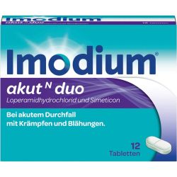 IMODIUM akut N duo Tabletten 12 St – Артикул 7628581 (артикул 7628581) Германия